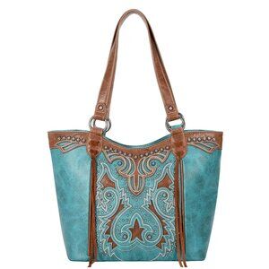 Montana West Concealed Carry Tote Concealed Carry Cut Out Western Handbag Purse